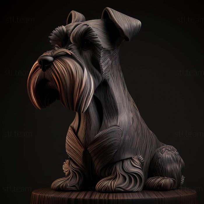 Animals Zwergschnauzer dog